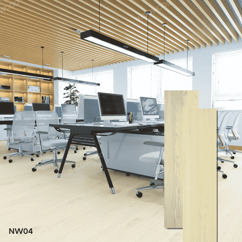 180x1220 mm slijtvaste niet-slip SPC-vloeren