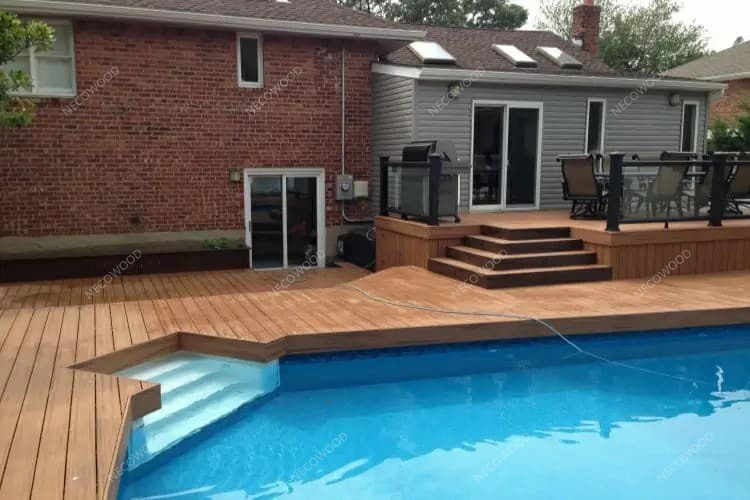 Necowood publiceert gids voor WPC-terrasplanken voor zwembaden voor 2025