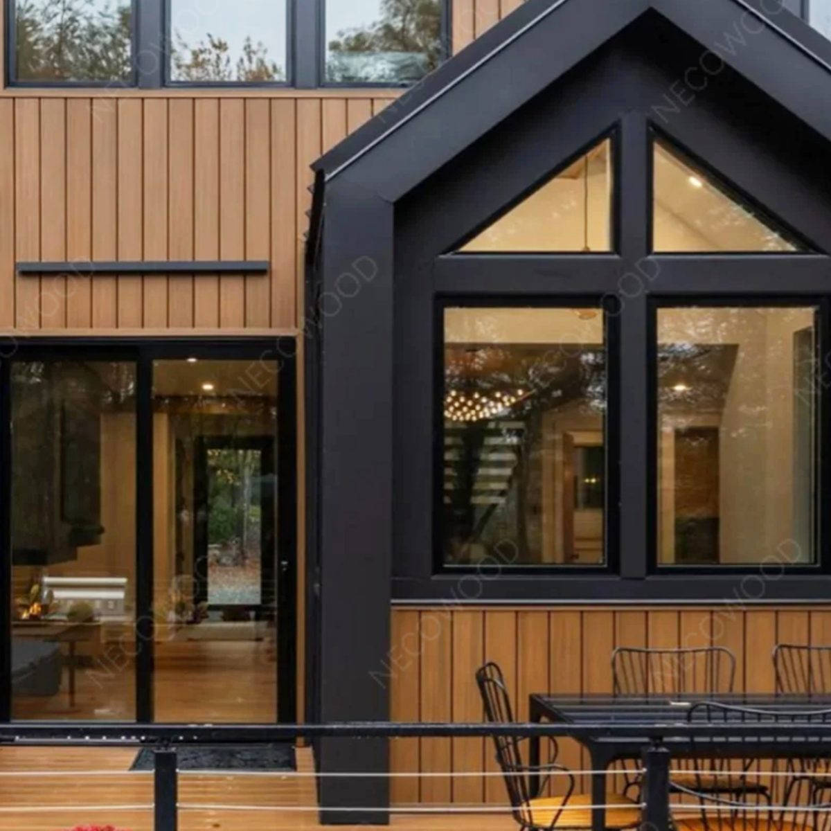 NECOWOOD lanceert een nieuwe generatie buitenbekledingssysteem met houtlook