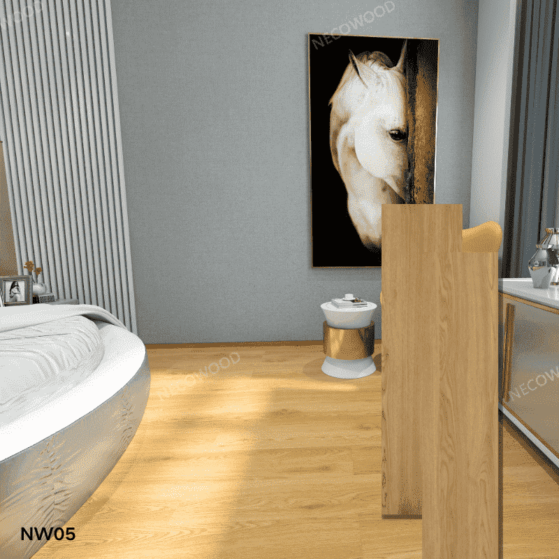 Hotel Design krasbestendige SPC -vloer