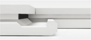 Embedded ruler the floor flat