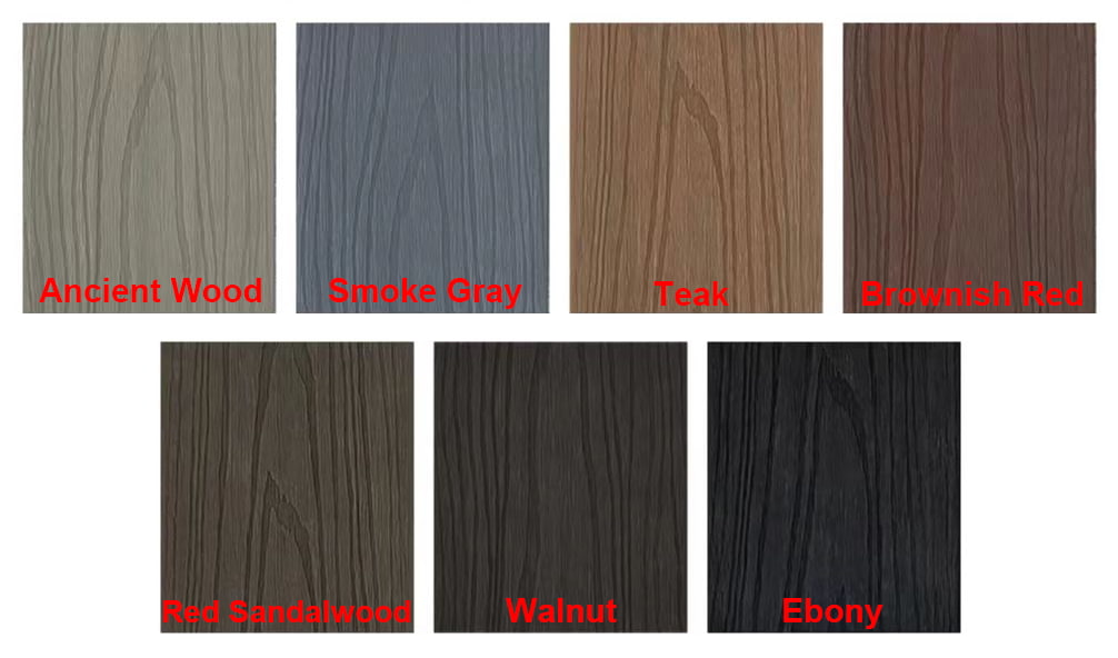 Necowood Solid Composite Decking Color Sample