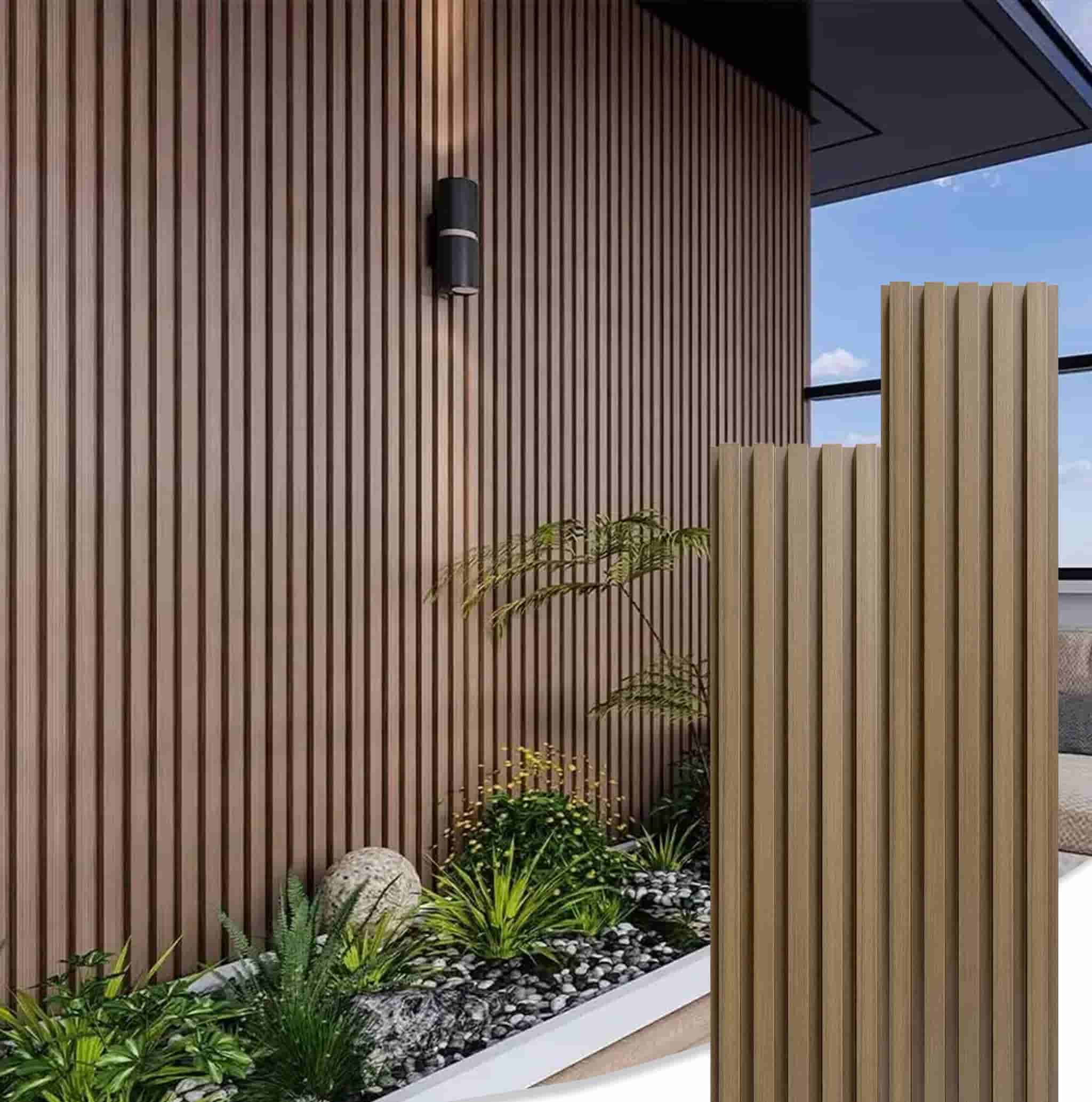 Necowood ASA Wandbekleding UV-bestendige panelen
